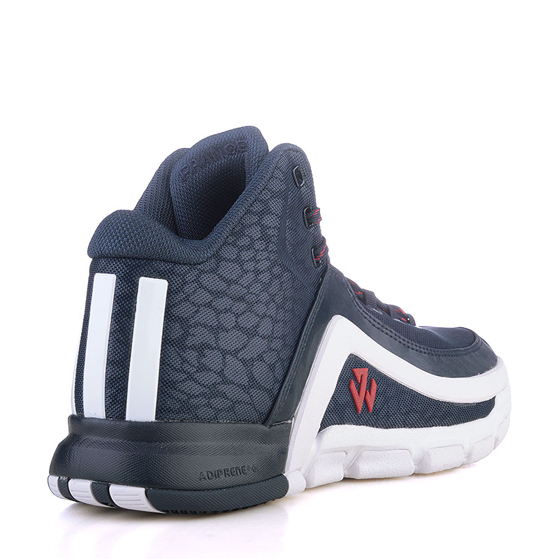мужские синие баскетбольные кроссовки  adidas J Wall 2 S85576 - цена, описание, фото 2